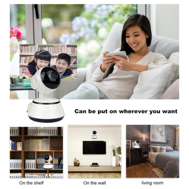 Baby Monitor. Portable WiFi IP Camera.  720P HD Wireless Smart Baby Camera. Audio Video Record Surveillance. Home Security Camera.