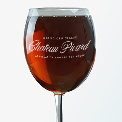 Star Trek: Picard Chateau Picard Logo Wine Glass