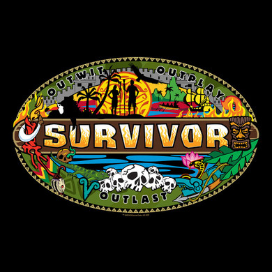 Survivor Mashup Logo Sherpa Blanket