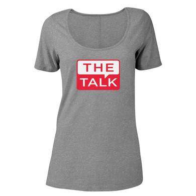 The Talk Logo Women's Relaxed Scoop Neck T-Shirt