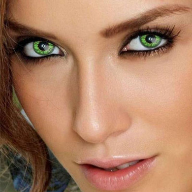 cosplay green (12 months) contact lenses