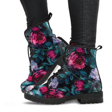Beautiful Floral Boots