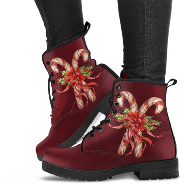 Candy Cane Boots