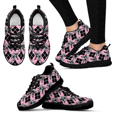 Elephant Argyle Womens Sneakers