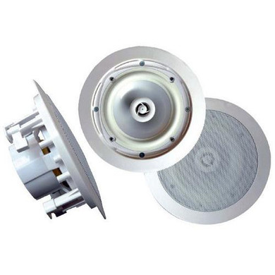 8 Inches Weather Proof 2-Way In-Ceiling / In-Wall Stereo Speakers