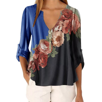 Women Floral Print Blouse