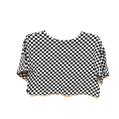 Forever 21 Checkered Crop Top