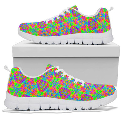 Bright Mandala Handcrafted Sneakers