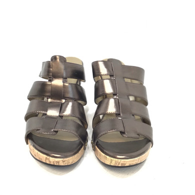 A.n.a Jayla Bronze Wedge Sandals