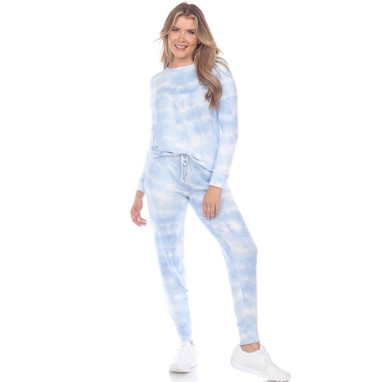 Tie-Dyed Lounge Set Blue