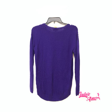 The Limited Long Sleeve Sweater Purple