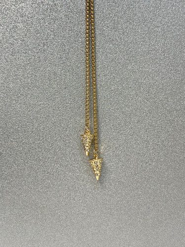 Sarina Long Gold Necklace