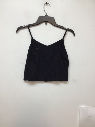 Hollister Black spaghetti strap crop top size XS