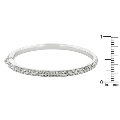 Crystal Embellished Bangle Bracelet