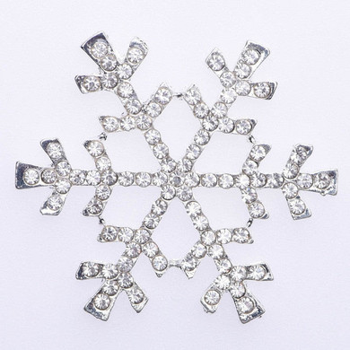 Gemstone Jewelry Style Snowflake Christmas Croc Charm