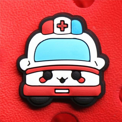 Medical Workers Premium Cute Ambulance Croc Charm