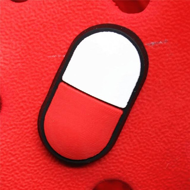 Medical Workers Pill Capsule Premium Croc Charm