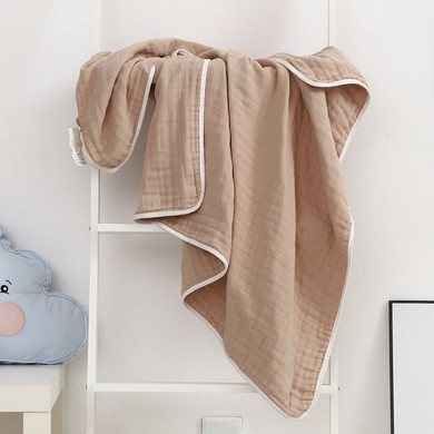 Bamboo & Cotton Muslin Fiber Baby Swaddle Blanket