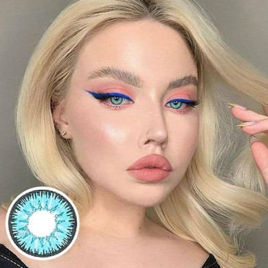 cosplay blue (12 months) contact lenses