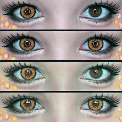 cosplay candy orange (12 months) contact lenses