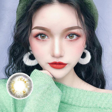 Natural starry sky green (12 months) contact lenses