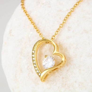 HEART NECKLACE - TO MY WIFE YOU ARE MY EVERYTHING