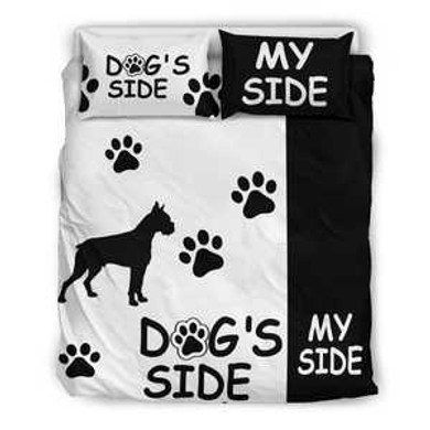 BOXER DOG'S SIDE MY SIDE