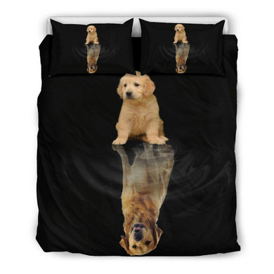 GOLDEN RETRIEVER DREAM BEDDING SET