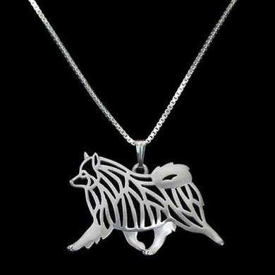 KEESHOND DOG NECKLACE