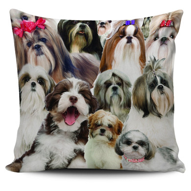 SHIH TZU PILLOW COVER