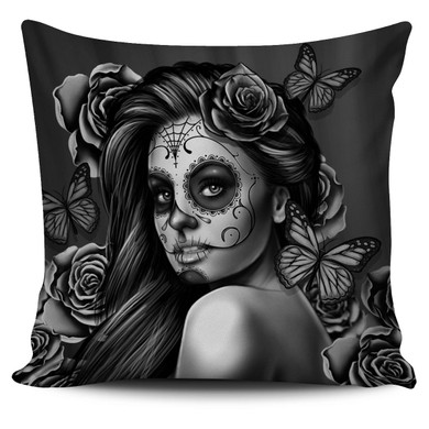 CALAVERA GIRL PILLOW COVERS