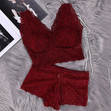 Bralette Bra Set Push Up Lingerie