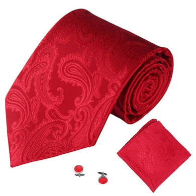 Men Necktie Pocket Square Handkerchief