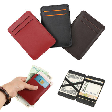 Men Leather Wallet Card Holder