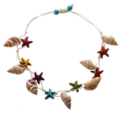 Vintage Shell Starfish Anklets For Women Vintage Shell Starfish Anklets For Women