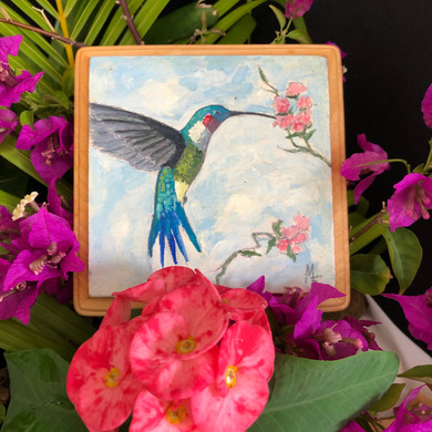 Artesanía - Pájaro  "Canario"