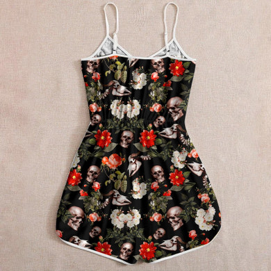 Skull Flower Rompers