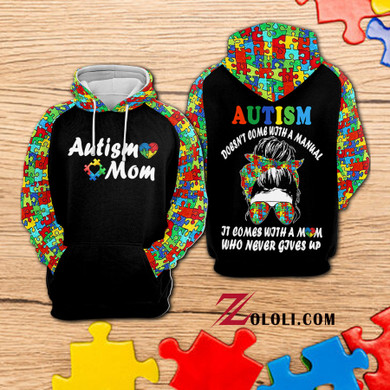 Autism does not come with a manual Hoodie 3D TTM