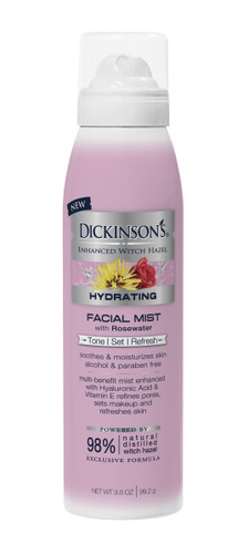 Dickinson's Enhanced Witch Hazel Hydrating Face Mist with Rose Water