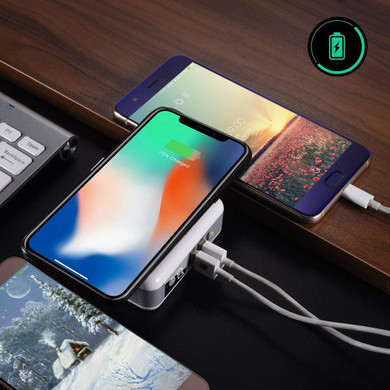 Universal Wall Charger Adaptor w/Powerbank