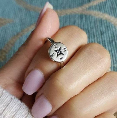 Nautical Compass Ring