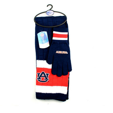 Auburn Tigers Scarf and Glove Set