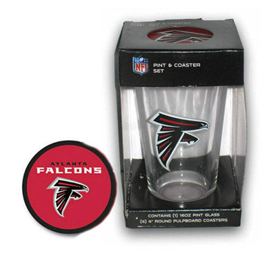 Atlanta Falcons Pint and Coaster Set