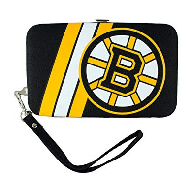 Boston Bruins Distressed Wristlet