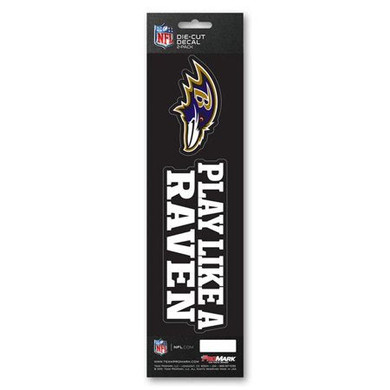 Baltimore Ravens Decal Die Cut Slogan 2 Pack