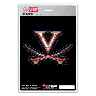 Virginia Cavaliers 5x8 Die Cut 3D Logo Design