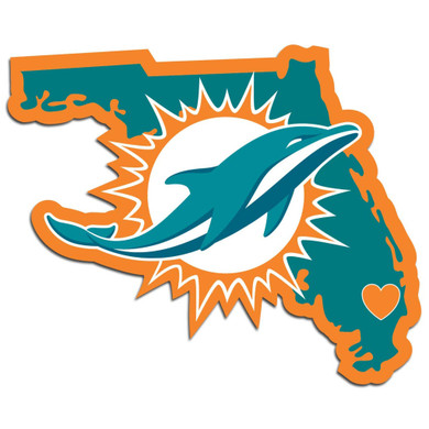 Miami Dolphins State Pride Decal