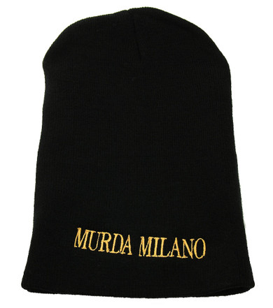 Gold Murda Milano Black Beanie