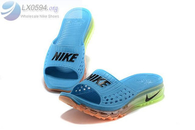 Nike Air Max 2015 Slide Blue Volt Orange
