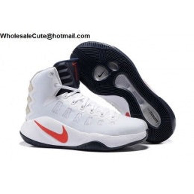 Nike Hyperdunk 2016 High White Bright Crimson